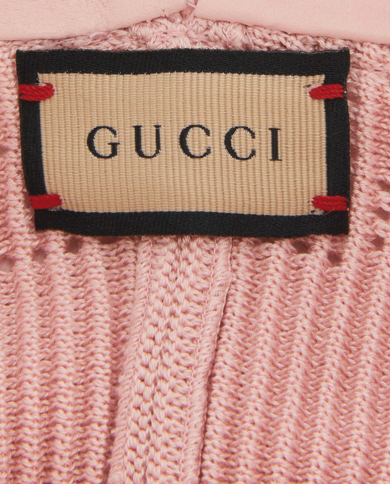 Gucci Crochet Beret, &pound;220, Accessories, Pink, Wool, Other view