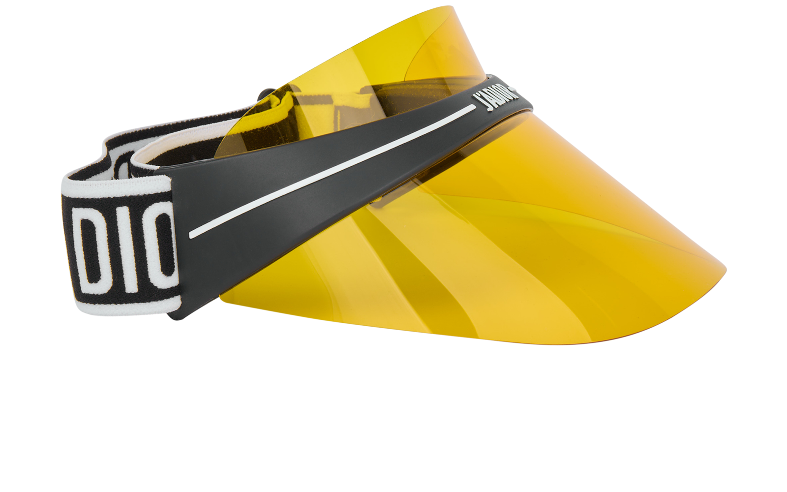 Christian Dior J'adior Sun Visor, &pound;210, Accessories, Yellow, Side view