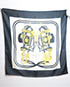 Hermes Brides de Gala Scarf, back view