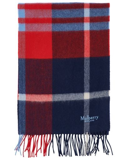 Mulberry Nova Check Scarf, front view