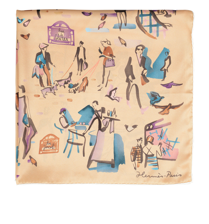 Hermes Rendez Vous Rive Gauche Scarf, front view