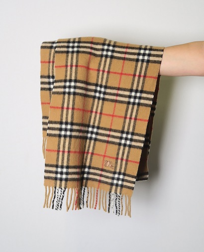 Burberry Vintage Wool Scarf, front view