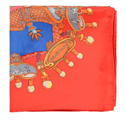 Hermes Tournez Manege Scarf 90, front view