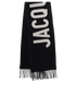 Jacquemus The Jacquemus Scarf, &pound;90, Accessories, Black, Wool, Back view