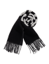 Jacquemus The Jacquemus Scarf, &pound;90, Accessories, Black, Wool, Other view