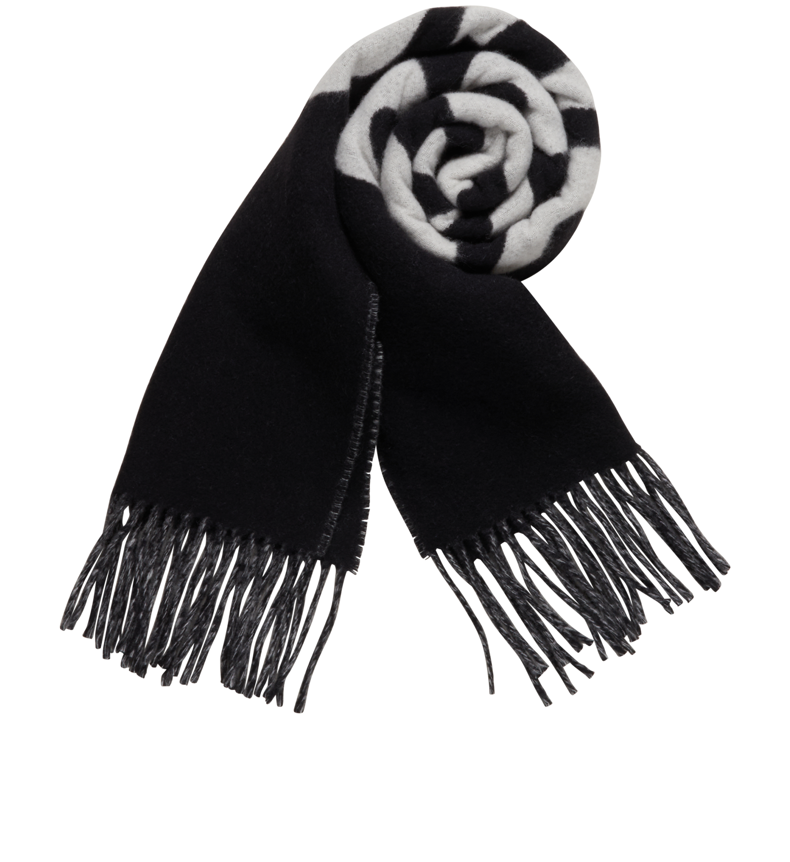 Jacquemus The Jacquemus Scarf, &pound;90, Accessories, Black, Wool, Other view