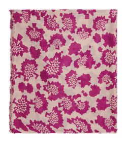 Mulberry Tree Scarf,Cotton,Pink/Beige,2*