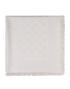 Louis Vuitton Monogram Classic Shawl, &pound;250, Accessories, Grey, Silk/Wool, Front view