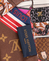 Louis vuitton Monogram Prive Bandeau, &pound;110, Accessories, Brown, Silk, Other view