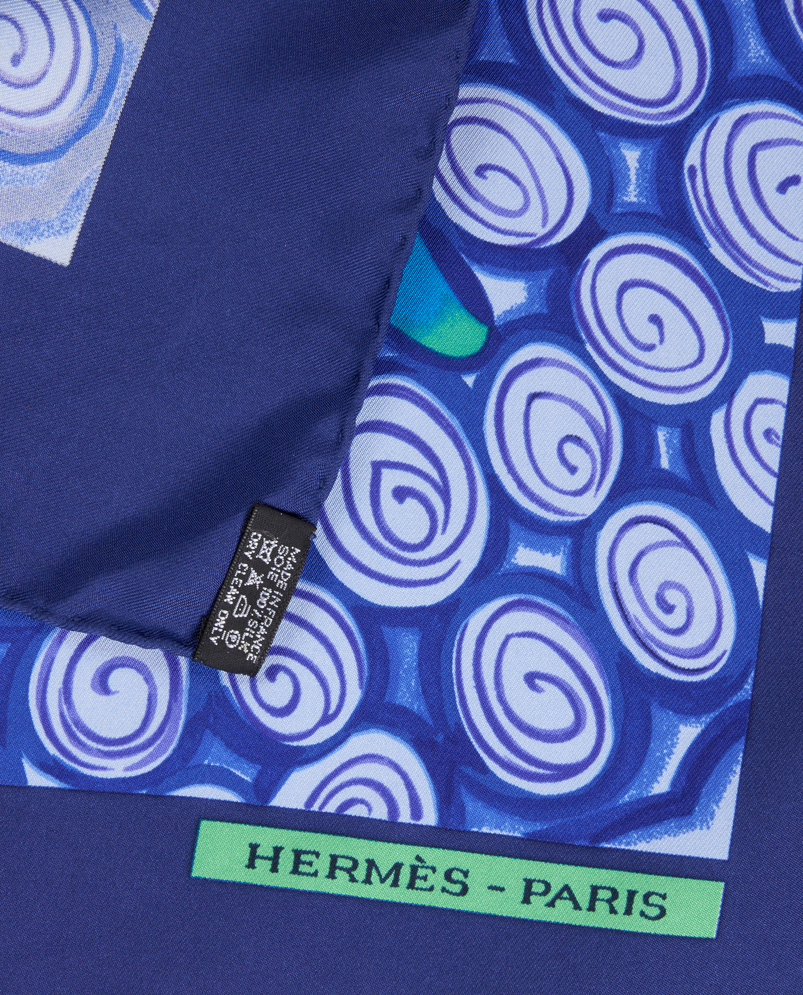 Hermes Ceramique Ottomane Carre 90, &pound;250, Accessories, Blue, Silk, Other view