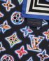 Louis Vuitton Monogram Vivienne Scarf, &pound;350, Accessories, Black, Silk, Other view
