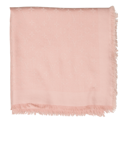 Louis Vuitton Monogram Shine Shawl, &pound;250, Accessories, Pink, Silk/Wool, Front view