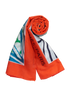 Hermes Jaguar Quetzal Scarf, &pound;320, Accessories, Black/Red, Cotton, Other view