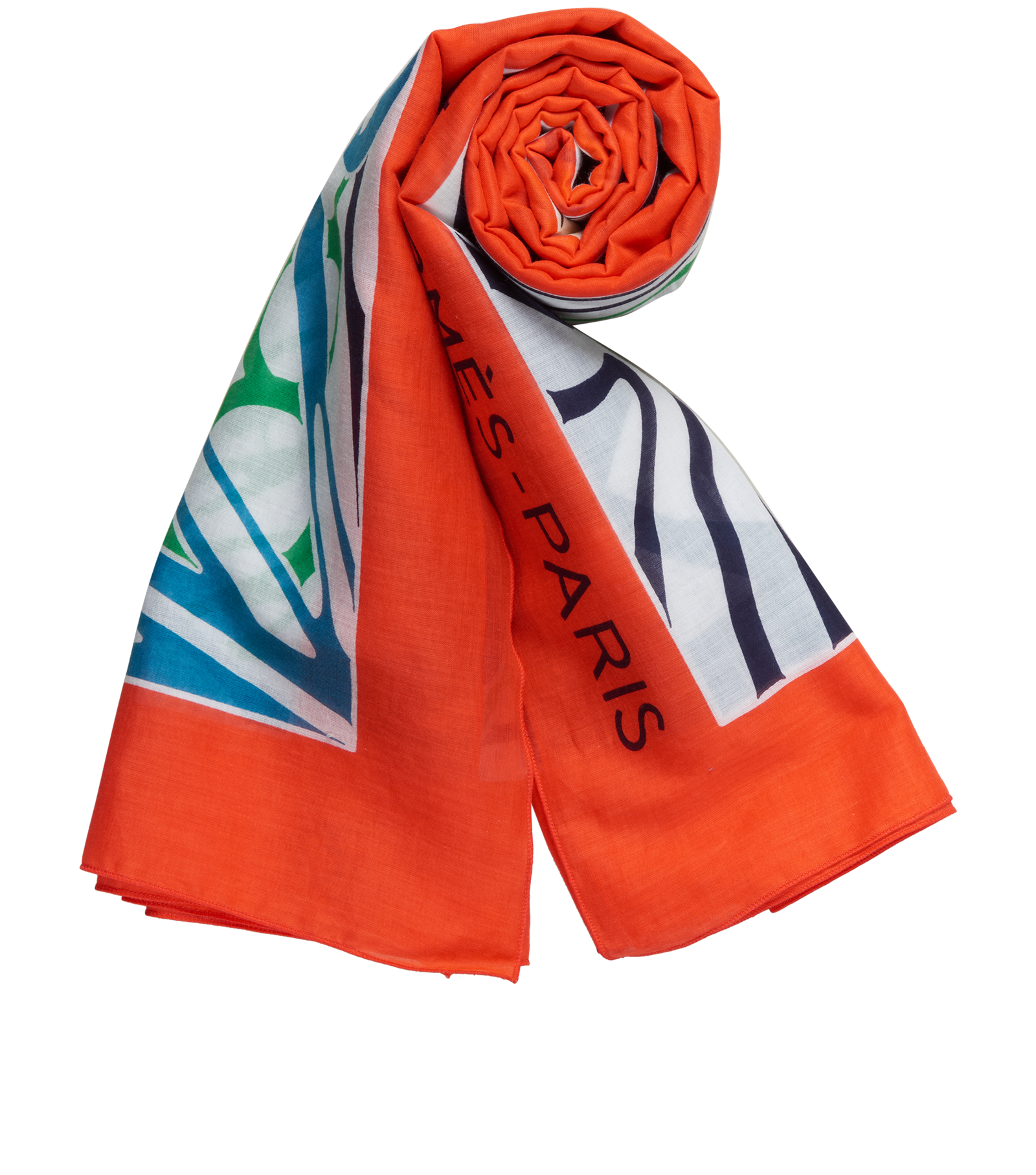 Hermes Jaguar Quetzal Scarf, &pound;320, Accessories, Black/Red, Cotton, Other view