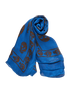 Alexander McQueen Skull Scarf, &pound;110, Accessories, Blue, Silk, Other view