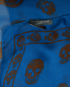 Alexander McQueen Skull Scarf, &pound;110, Accessories, Blue, Silk, Other view