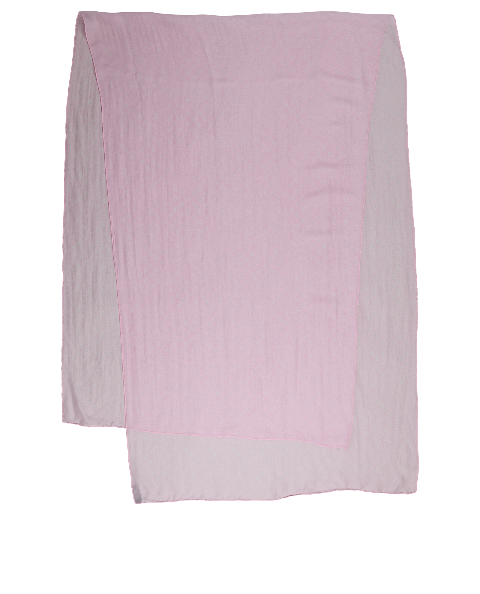 Louis Vuitton Monogram Scarf, &pound;150, Accessories, Pink, Silk/Viscose, Back view