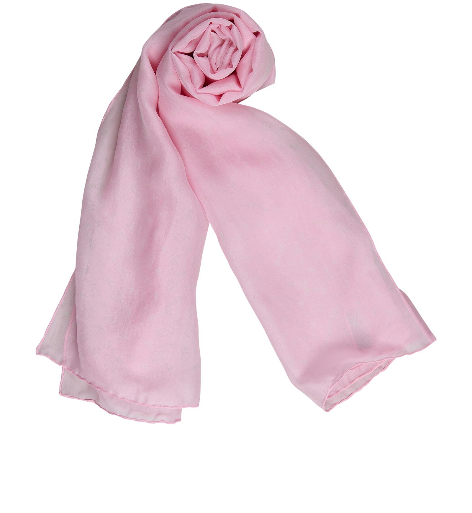 Louis Vuitton Monogram Scarf, &pound;150, Accessories, Pink, Silk/Viscose, Other view