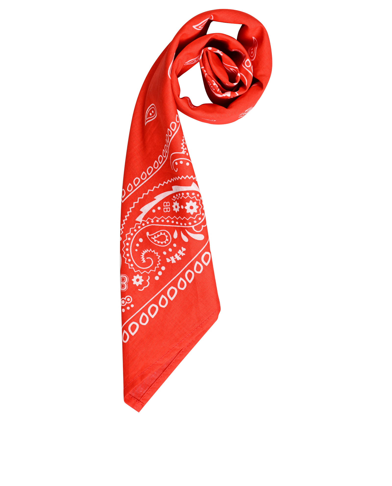 Balenciaga Bandana, &pound;70, Accessories, Red/White, Cotton, Other view