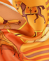 Hermes Couvertures Et Tenues De Jour Scarf, &pound;175, Accessories, Orange, Silk, Other view