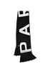 Givenchy Logo Fringed Scarf, £140, Accessories, Black/White, Cotton, Back view