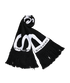 Givenchy Logo Fringed Scarf, £140, Accessories, Black/White, Cotton, Other view