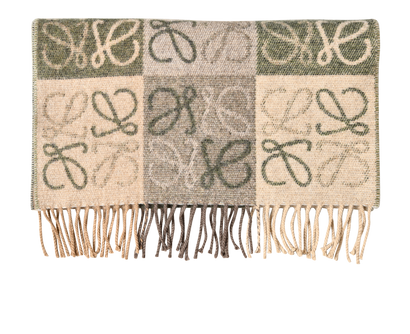 Loewe Anagram Scarf, £275, Accessories, Beige, Cashmere/Wool, Front view