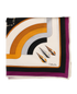 Hermes Arcs En Ciel Scarf, &pound;275, Accessories, Black/Purple/White, Silk, Front view