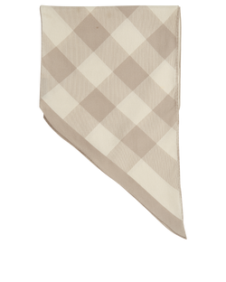 Burberry Check Maxi Twilly, Silk, Beige, 3*