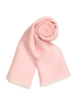 Loewe Anagram Scarf, &pound;90, Accessories, Cream/Pink, Silk/Wool, Other view