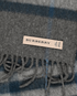 Burberry Check Scarf, &pound;160, Accessories, Blue/Grey, Cashmere, Other view