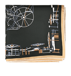 Hermes Complication Equestre Scarf, Silk, Green, DB, 3*