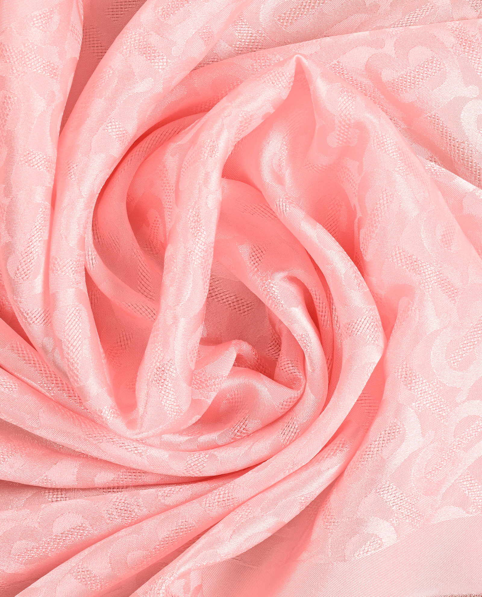 Burberry TB Monogram Scarf, &pound;250, Accessories, Pink, Silk, Other view