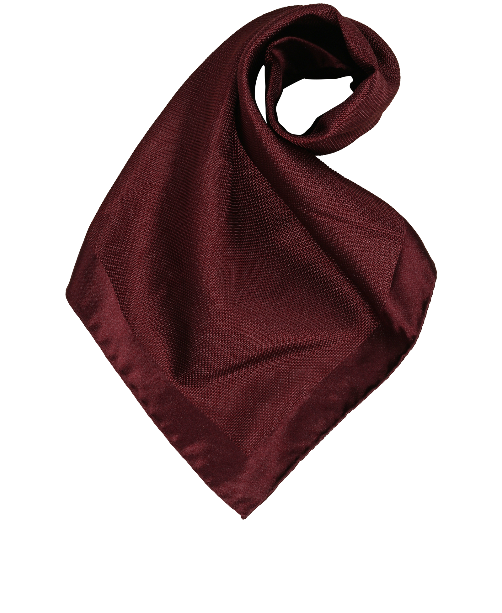 Alexander McQueen Pocket Square, &pound;60, Accessories, Burgundy, Silk, Other view