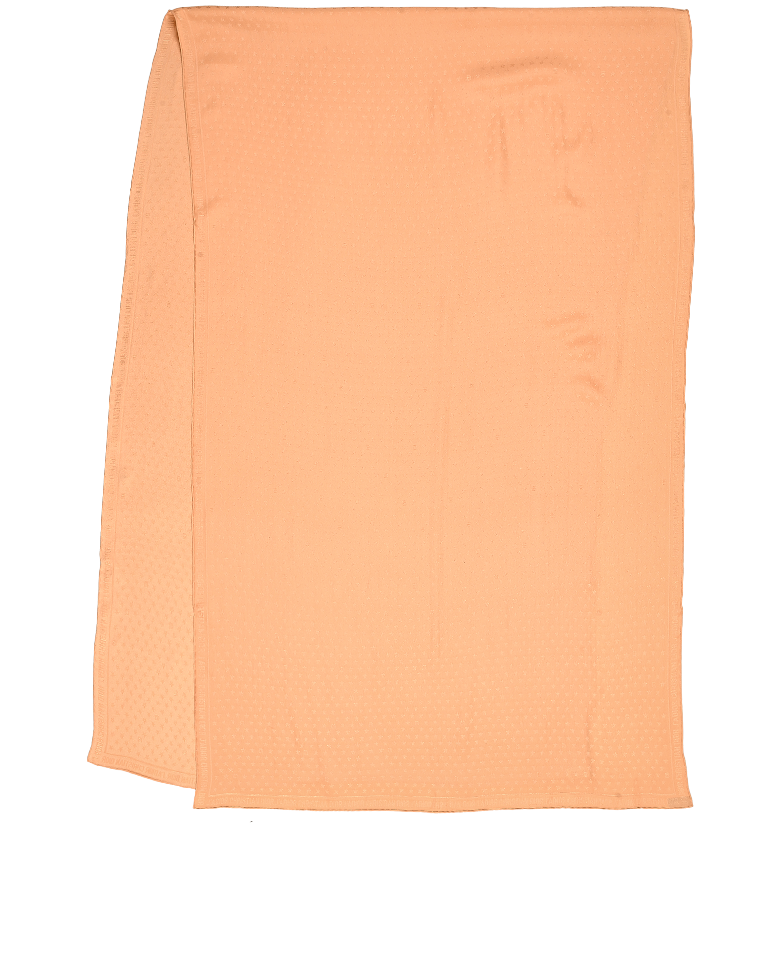 Christian Dior Scarf, &pound;295, Accessories, Orange/Pink, Silk, Back view