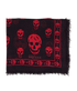 Alexander McQueen Skull Scarf, &pound;90, Accessories, Pink, Modal/Silk, Front view