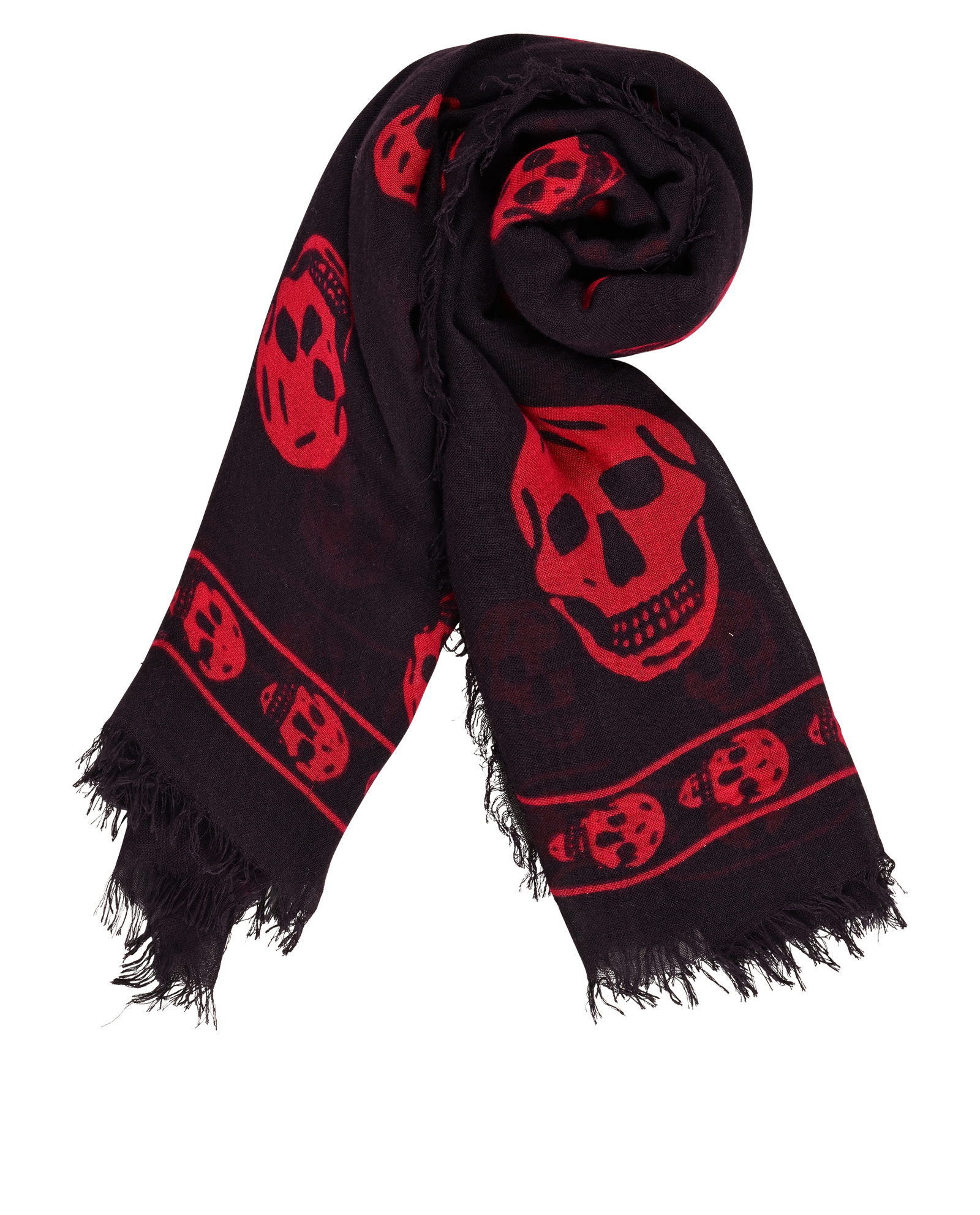Alexander McQueen Skull Scarf, &pound;90, Accessories, Pink, Modal/Silk, Other view