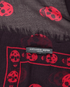 Alexander McQueen Skull Scarf, &pound;90, Accessories, Pink, Modal/Silk, Other view