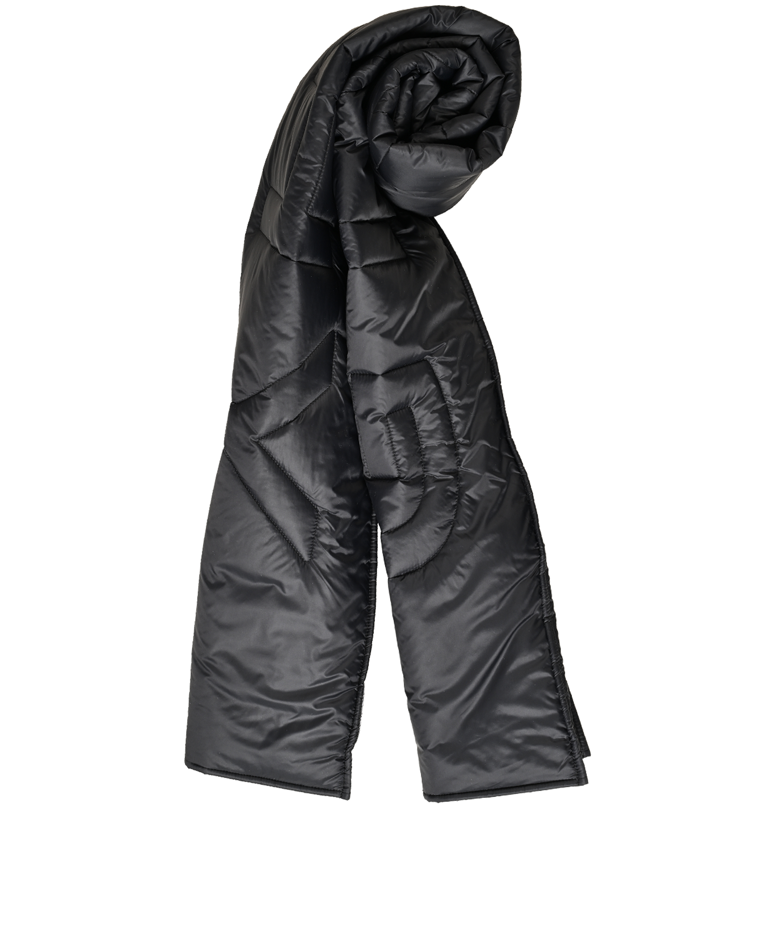 Givenchy Logo Puffer Scarf, &pound;120, Accessories, Black, Polyester (Polymer), Other view