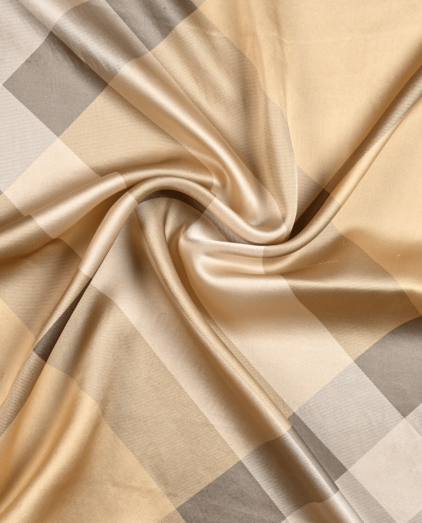 Burberry Check Square Scarf, &pound;150, Accessories, Gold, Silk, Other view