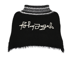 Palm Angels Embroidered Desert Logo Neck Warmer, Acrylic, Black, 2*