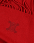 Celine Triomphe Scarf, &pound;220, Accessories, Red, Cashmere, Other view