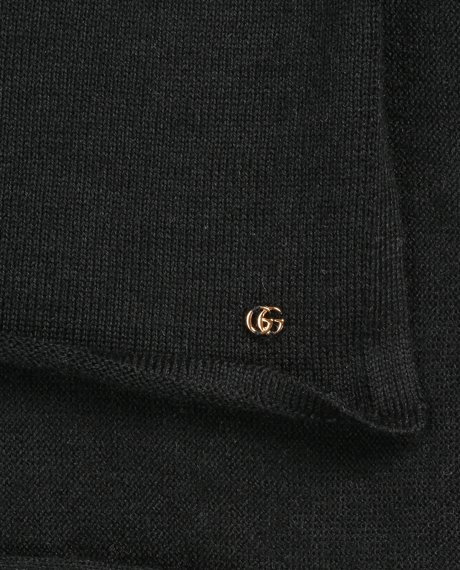 Gucci GG Pocket Scarf, &pound;90, Accessories, Black, Wool, Other view