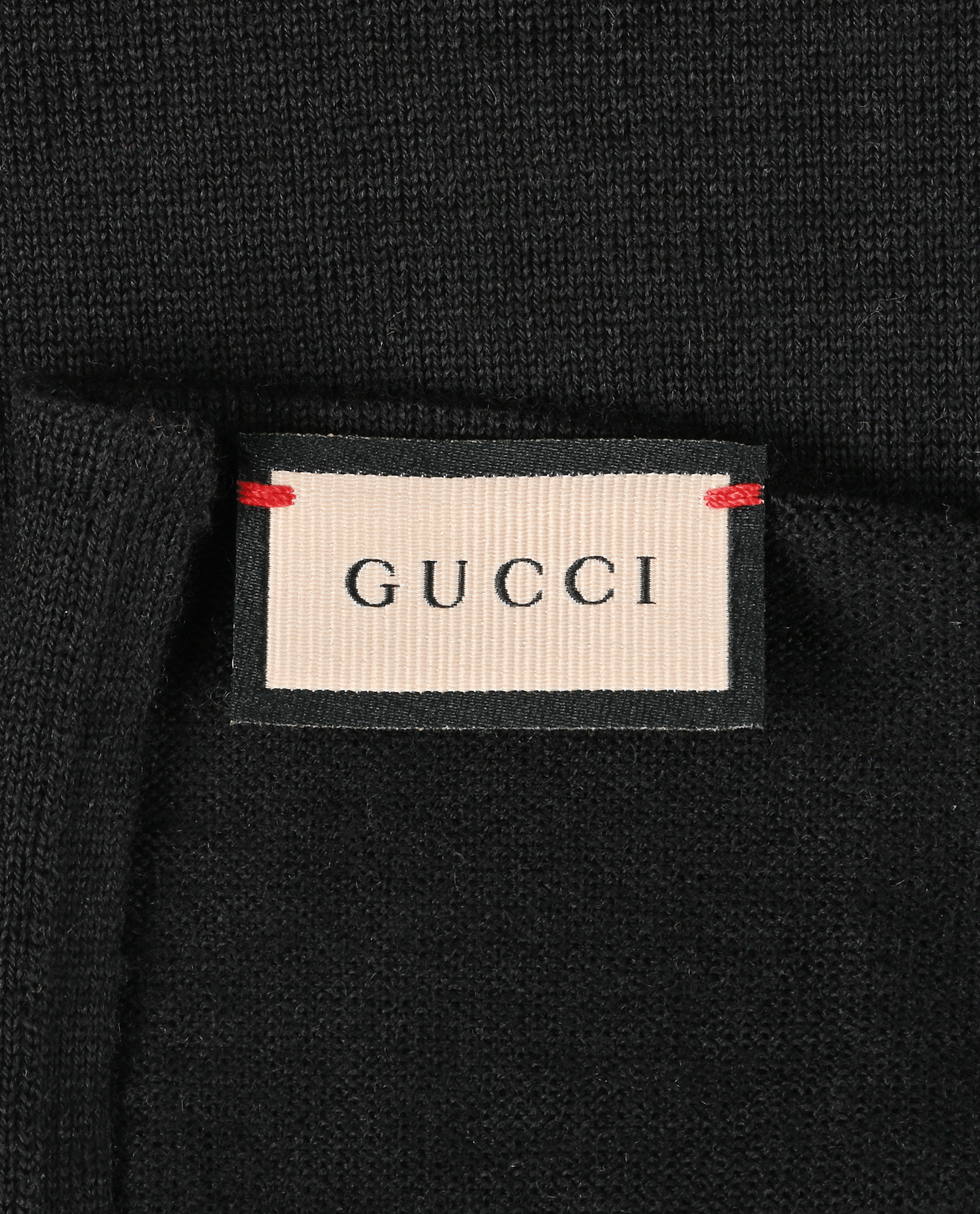 Gucci GG Pocket Scarf, &pound;90, Accessories, Black, Wool, Other view