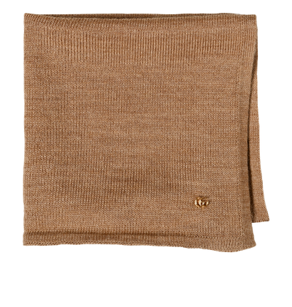 Gucci GG Pocket Scarf, &pound;85, Accessories, Brown, Wool, Front view