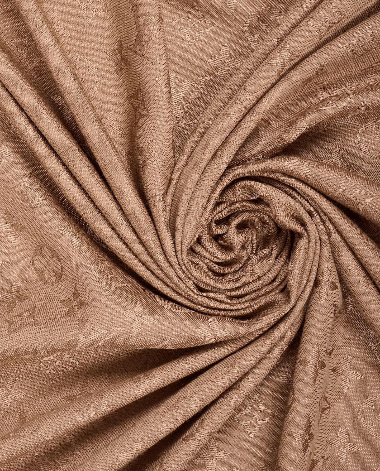 Louis Vuitton Monogram Shawl, &pound;220, Accessories, Brown, Silk/Wool, Other view