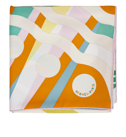 Hermes Light Le Reve De Julia Square Scarf, front view