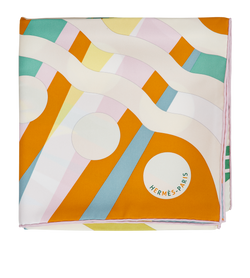 Hermes Light Le Reve De Julia Square Scarf, Silk, Multi, MIF, B, 3*