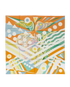 Hermes Light Le Reve De Julia Square Scarf, back view