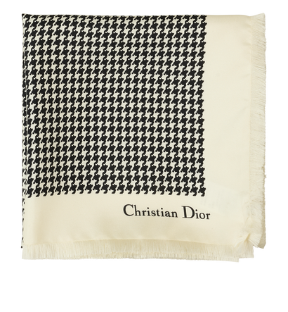 Christian Dior 30 Montaigne Square Scarf, &pound;210, Accessories, Black, Silk, Front view